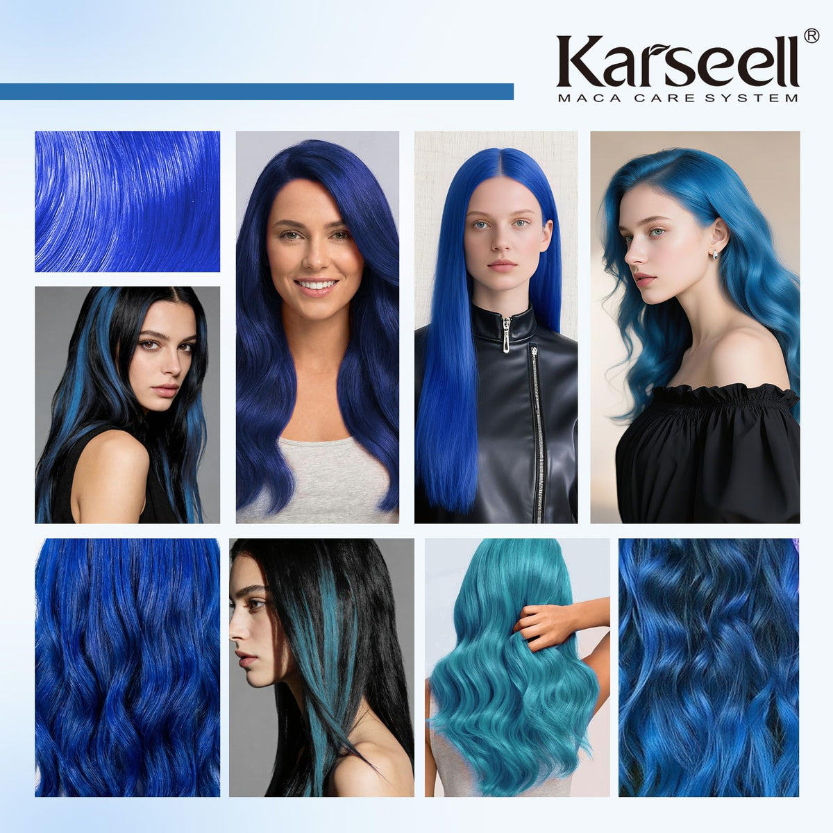 Karseell Blue Color Depositing Conditioner tube-label highlights color-care benefits