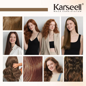 Salon-like finish vibe from using Karseell color depositing conditioner