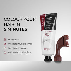 Karseell color fades gradually as hair grows for a natural look.