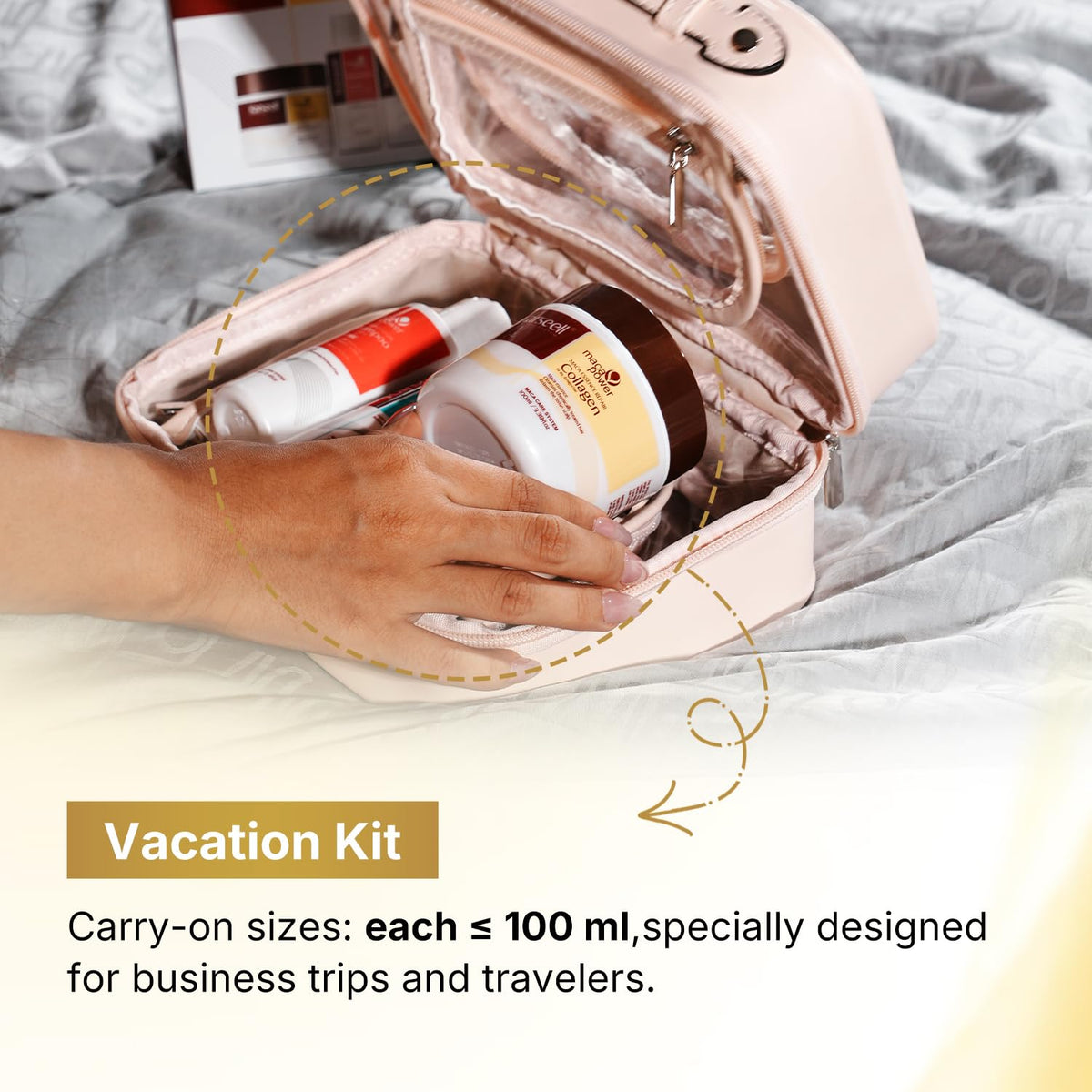 Karseell dry to soft hair result after travel care