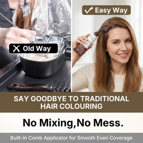 Karseell root touch-up with comb precision for seamless gray blending.