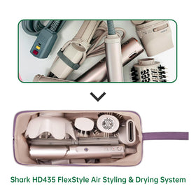 KarSyon doctor-bag wide opening purple case enables fast retrieval.
