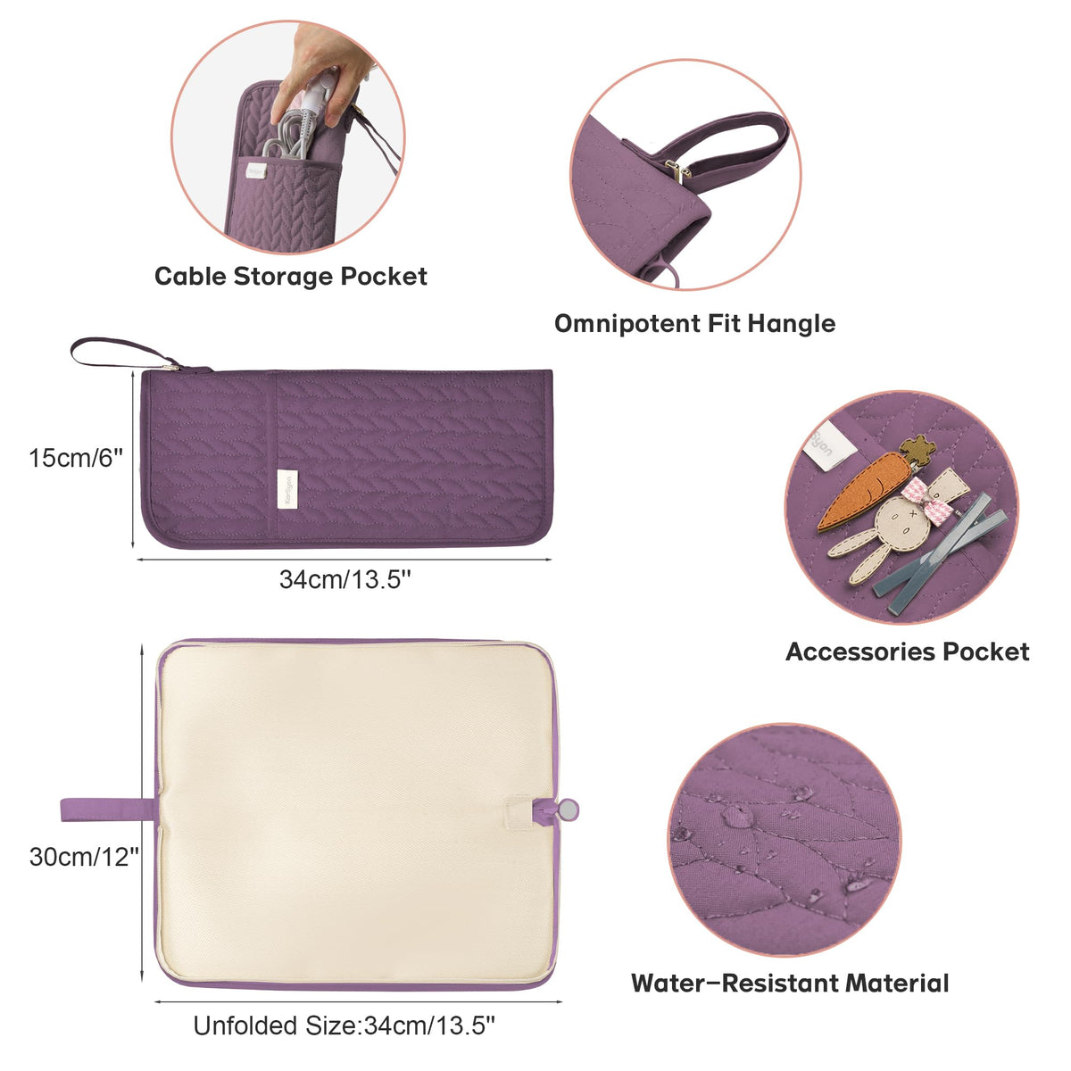 KarSyon durable polyester case with soft-touch finish protects tools.
