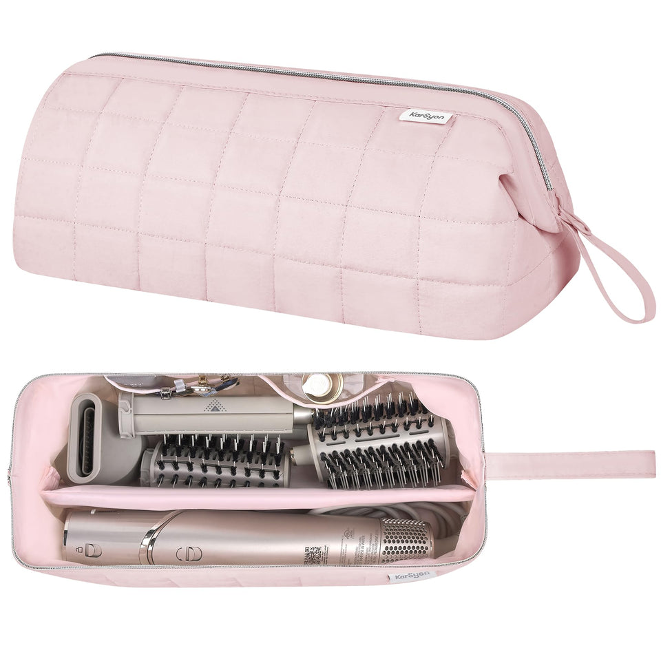 KarSyon Dyson Airwrap compatibility travel bag keeps tools organized on the go.