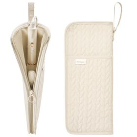 KarSyon hot tools organizer beige mat for safe heat-resistant setup