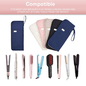 KarSyon blue fabric with soft peach skin texture cushions tools and resists scratches.