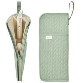KarSyon hot tools organizer open view with space for irons