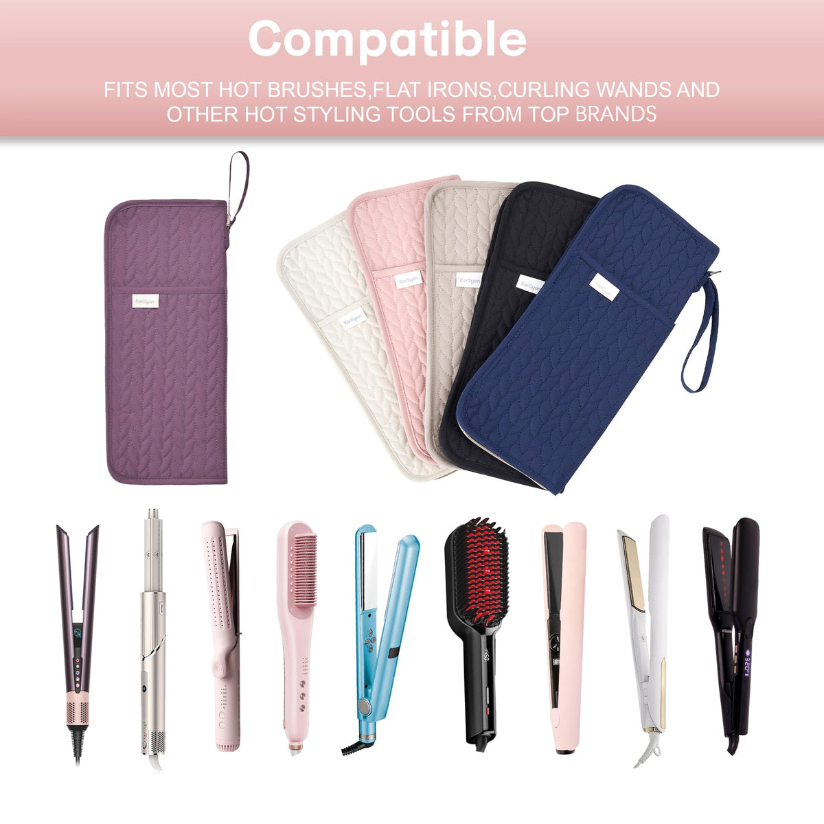 KarSyon lightweight portable bag ideal for travel, gym, and bathroom.