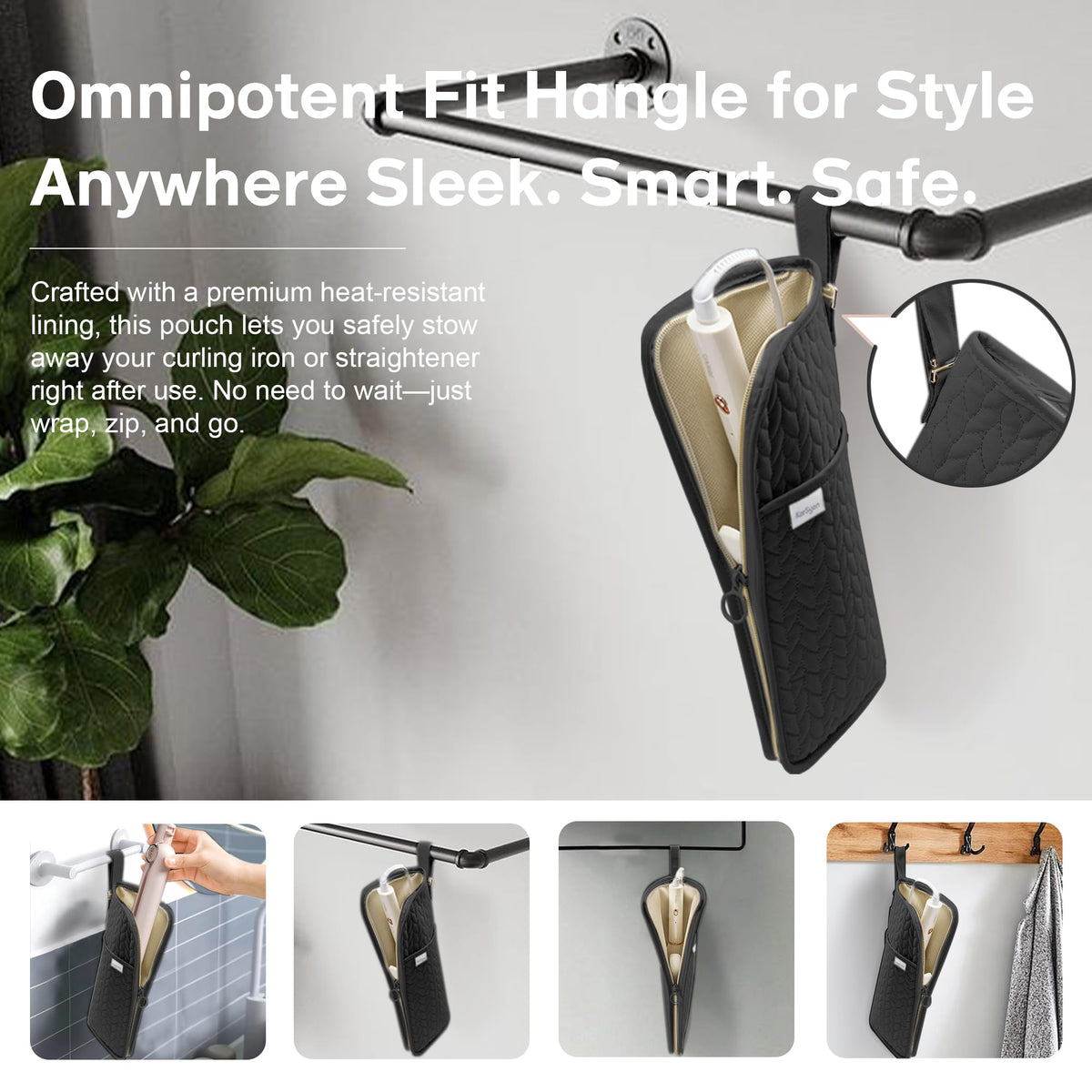 KarSyon durable polyester material offers lightweight, protective everyday use.