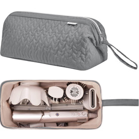 KarSyon case with attachments organizer keeps hair tools neatly separated and accessible.