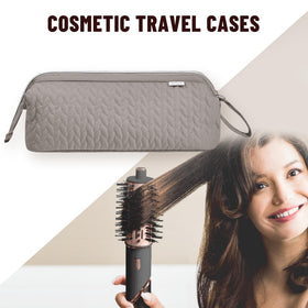 KarSyon Shark Flex Style Case Camel side-by-side with accessories for easy packing