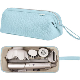 KarSyon Shark Flex Style Case light blue front view provides travel protection.