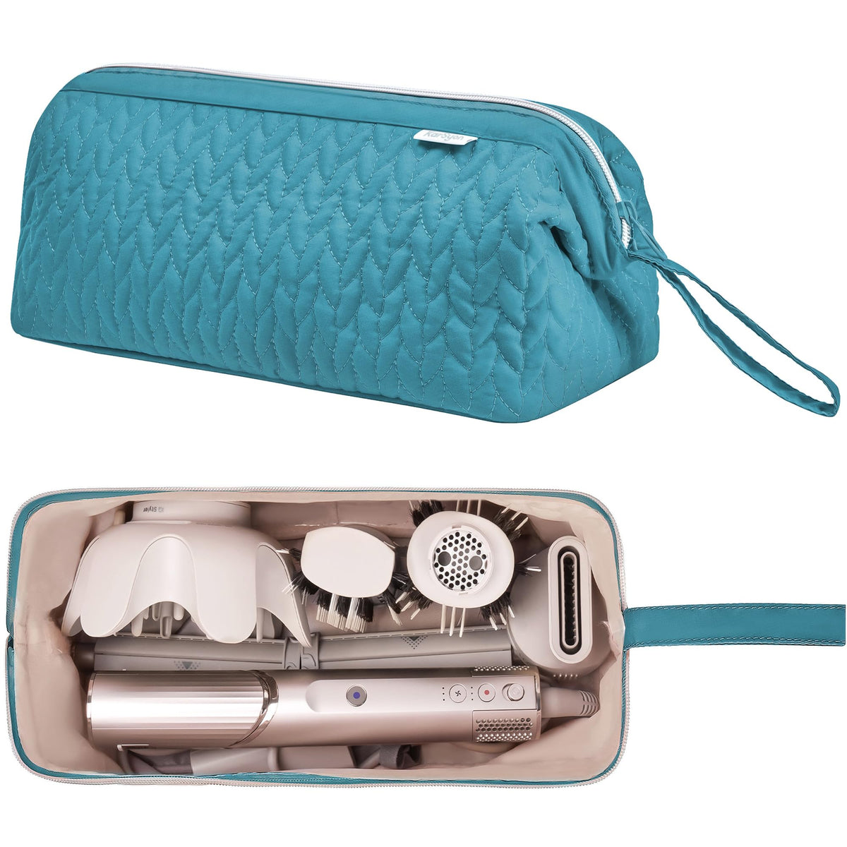 KarSyon case interior with pockets keeps attachments organized and easy to reach