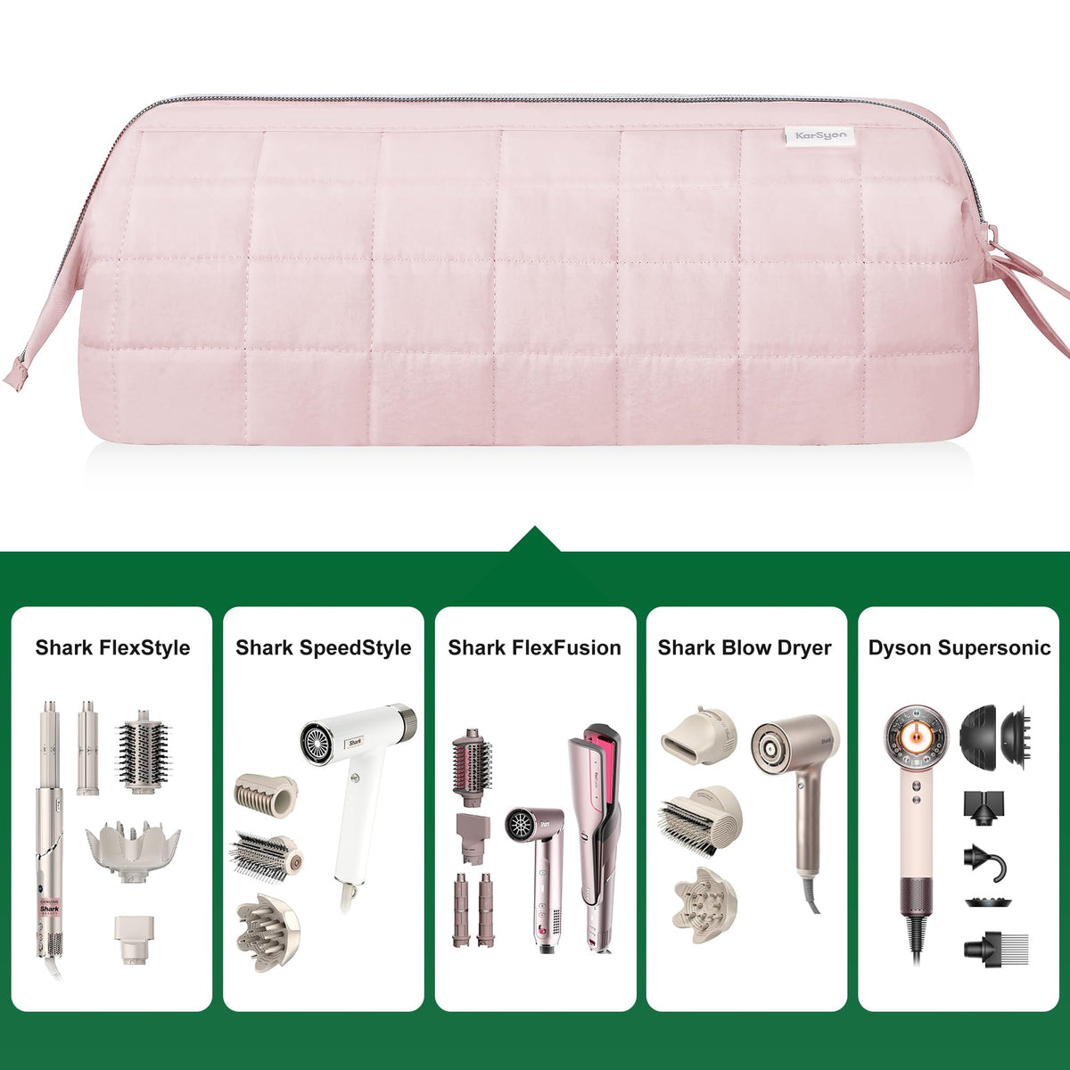 KarSyon Shark FlexStyle case-friendly design protects tools during travel.