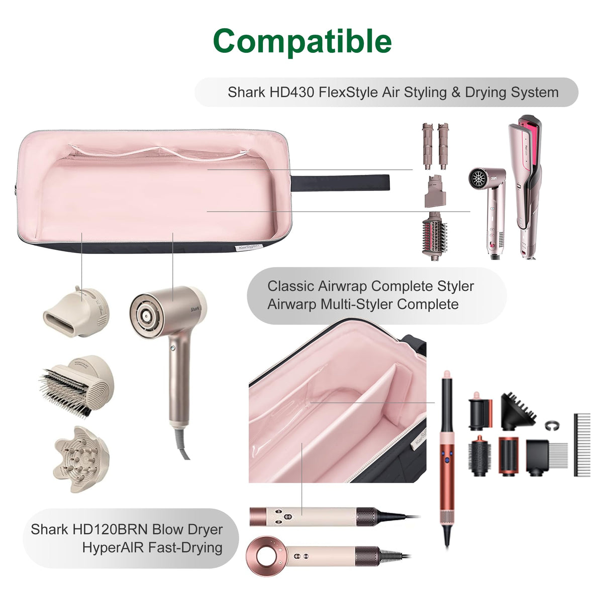 KarSyon durable zipper ensuring smooth opening for fast packing and unpacking.