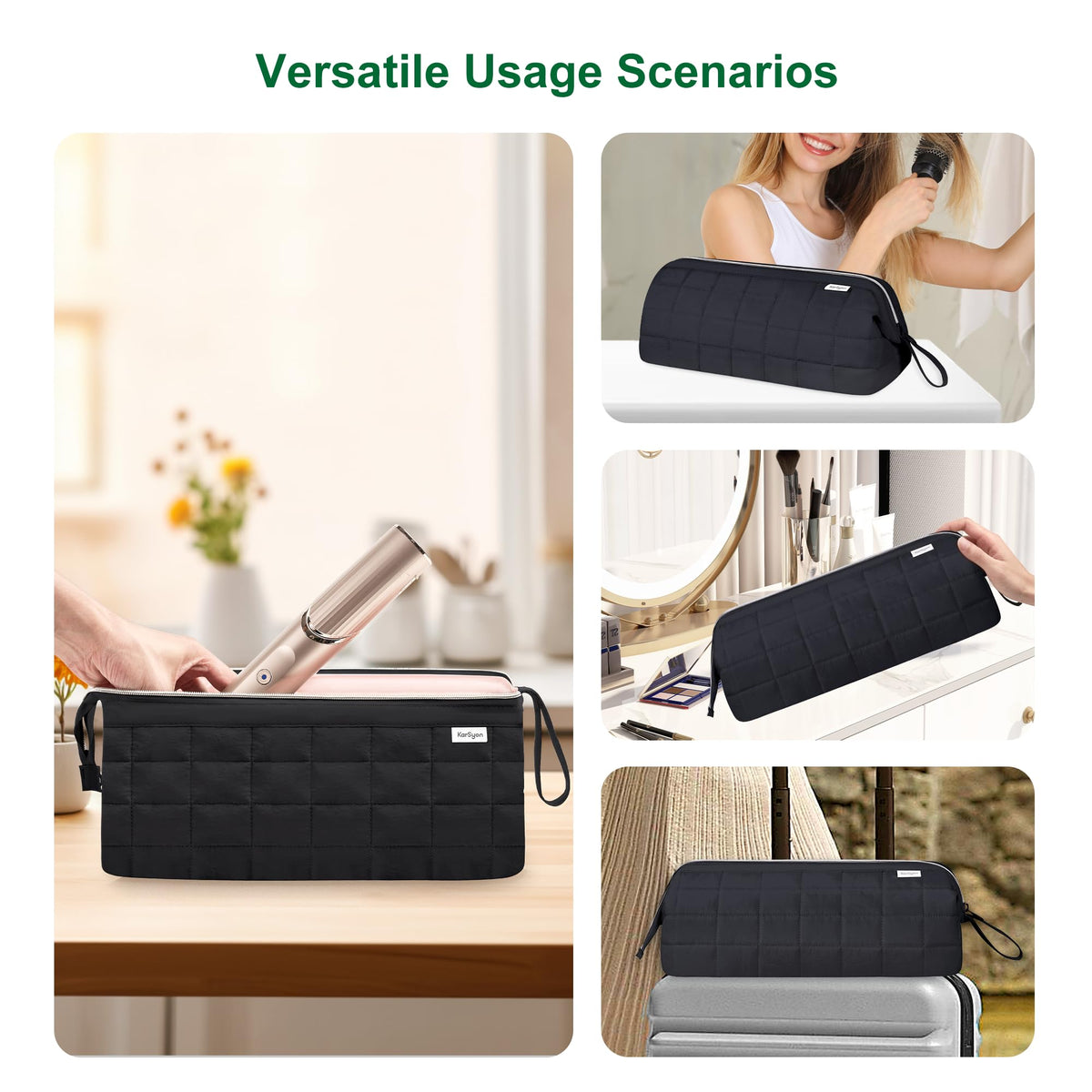 KarSyon lightweight and compact design fitting comfortably in luggage.
