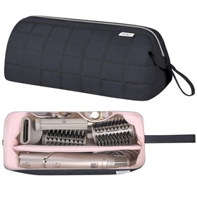 KarSyon travel bag outer shell showing durable, anti-scratch protection for hair tools.