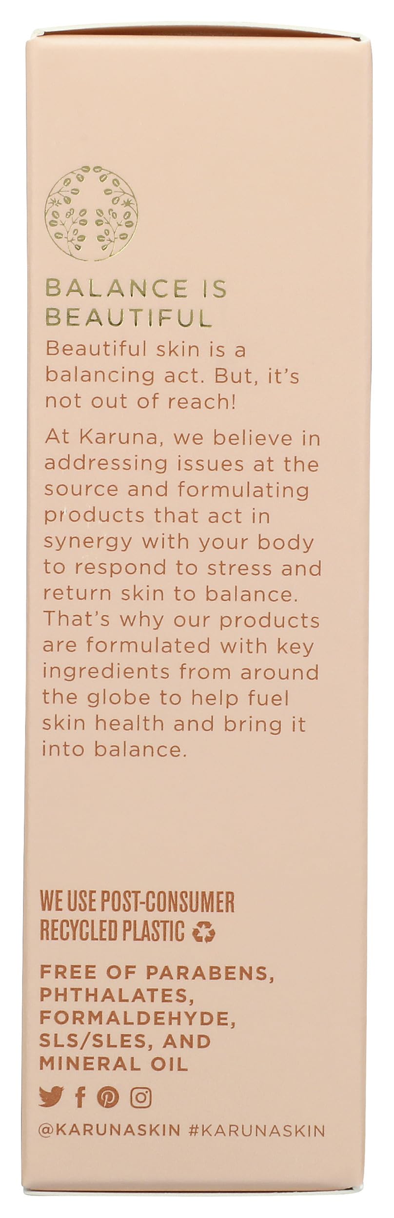 Karuna All Day Cream product shot conveys a dewy finish.