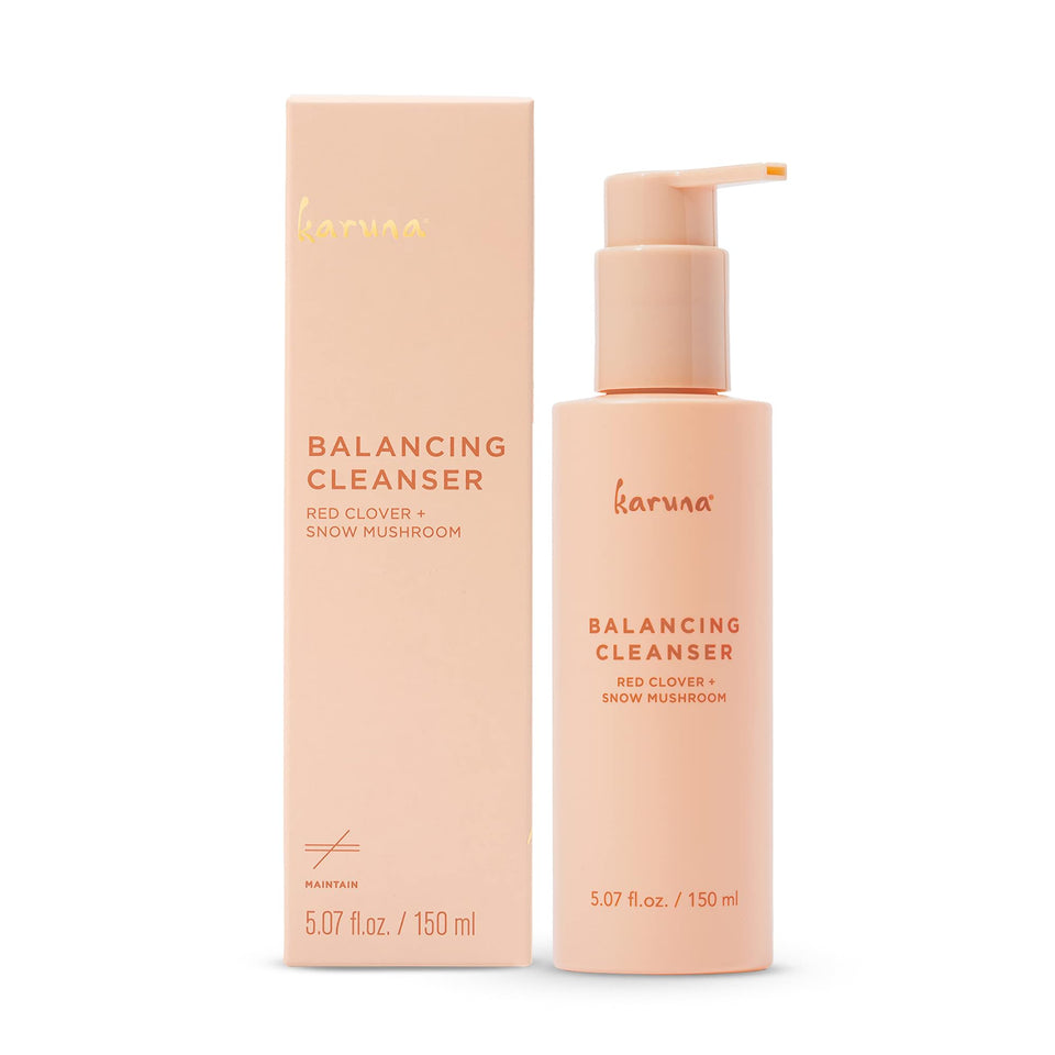 Karuna Balancing Facial Gel Cleanser bottle for daily gentle cleansing
