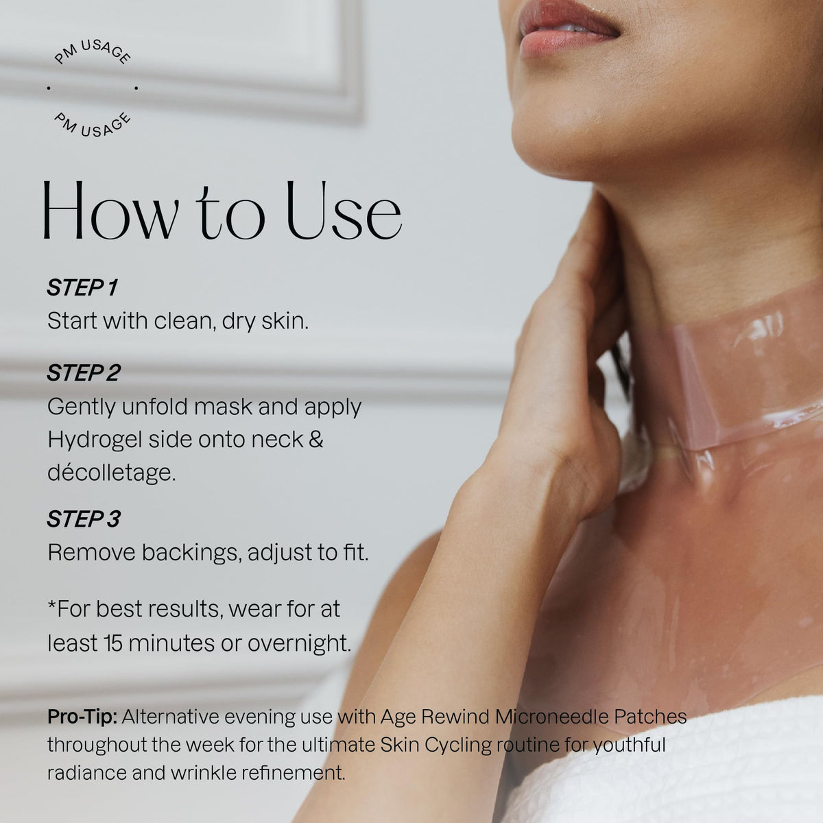 Karuna collagen peptides niacinamide delivery into skin during wear.