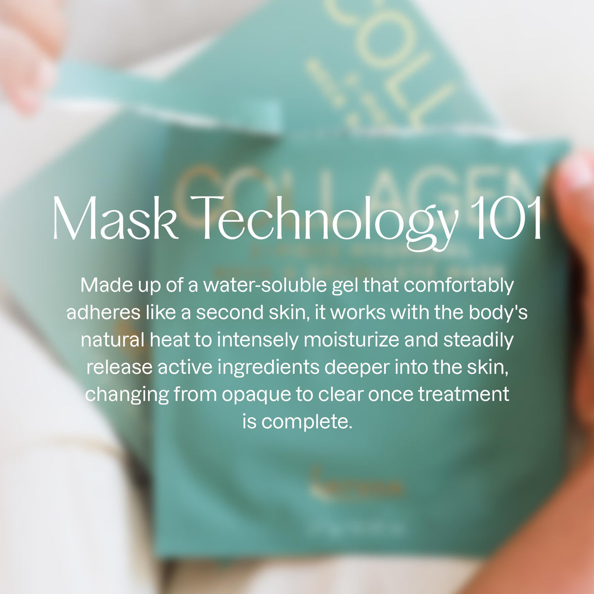 Karuna hydrated neck and chest skin after mask use.
