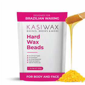 KASIWAX hard wax beads for Brazilian waxing deliver salon-grade results at home.