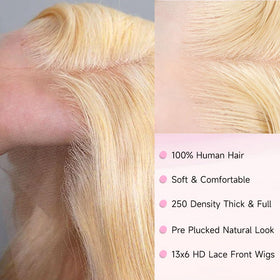 Kassamo 613 blonde wig ready for dye and versatile styling.