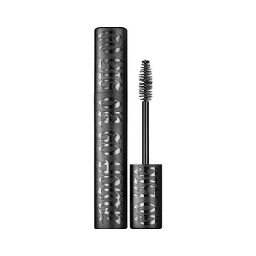 Kat Von D Go Big mascara Trooper Black bottle, rich pigment for bold lashes.