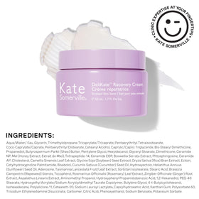 Hollywood clinic origin image suggests expert formulation for at-home calming care.