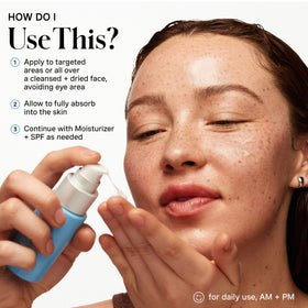 Packaging display showing the product ready for daily skincare routine