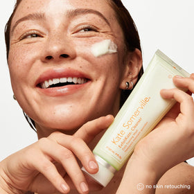 Kate Somerville ExfoliKate Cleanser shown as part of daily routine.