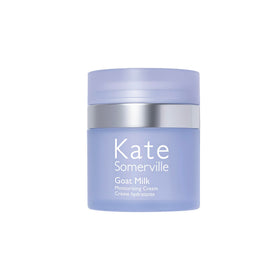 Close-up of smooth, hydrated skin after using Kate Somerville Goat Milk Moisturizing Cream.