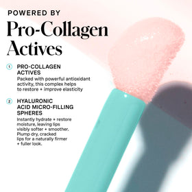 Kate Somerville Pro-Collagen Lip Oil Elixir dispenser cap highlighted for easy application