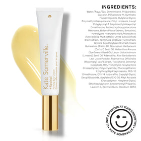Kate Somerville Retinol Firming Eye Cream on fingertip ready for application.