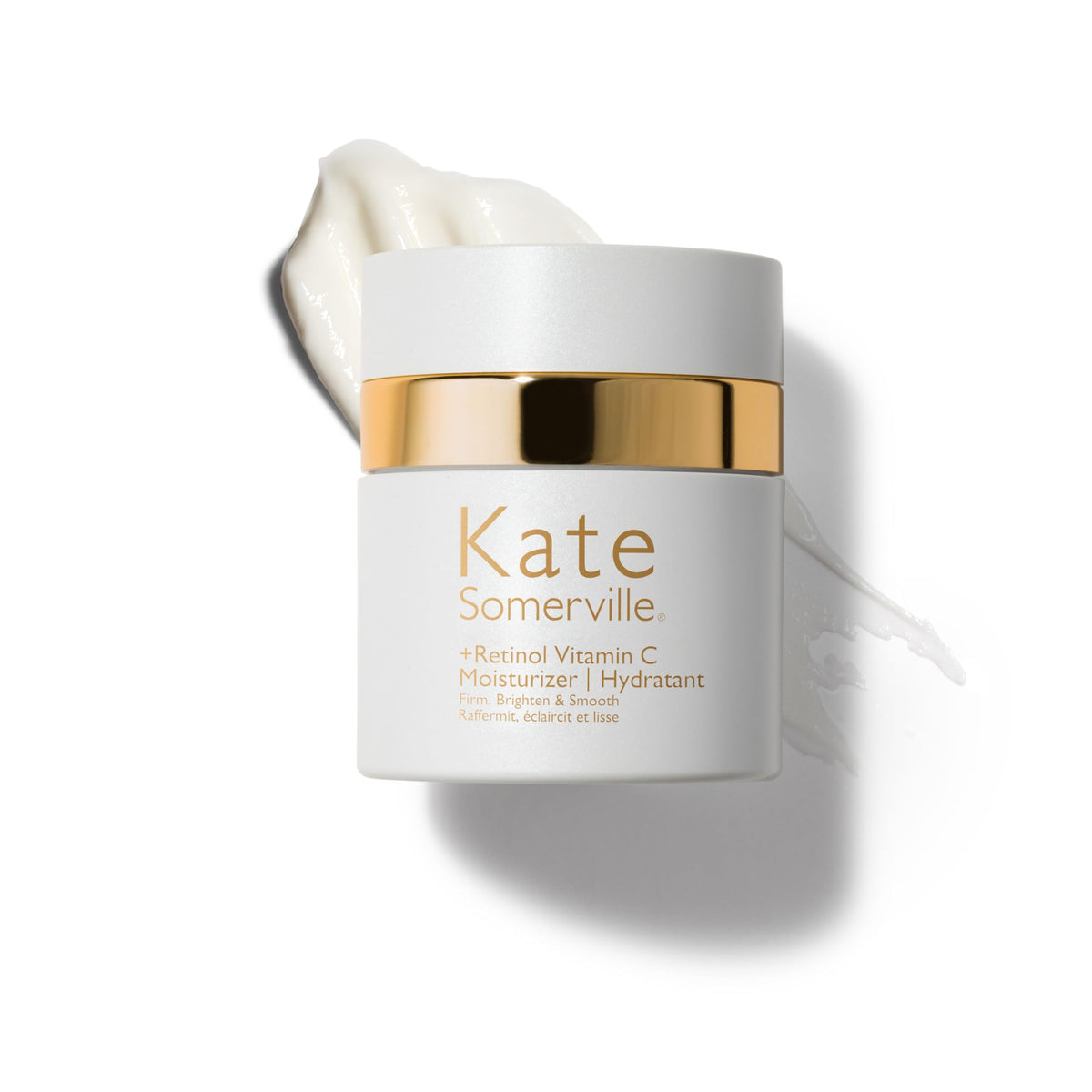 Kate Somerville Retinol Vitamin C Moisturizer bottle pump for nighttime care and brightening