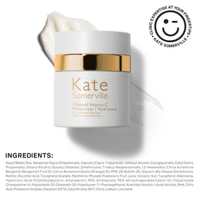 Elegant packaging and label of Kate Somerville Retinol Vitamin C Moisturizer