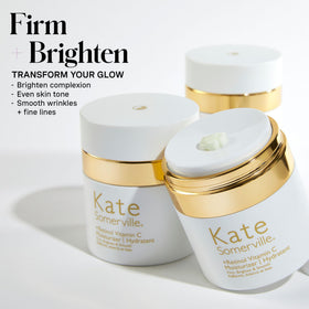 Closeup of texture swirl of Kate Somerville Retinol Vitamin C Moisturizer