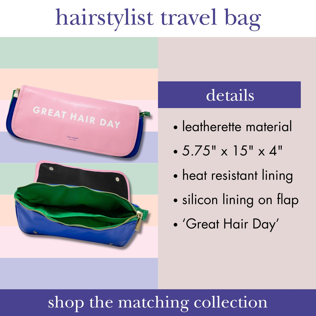kate spade new york compatible with Dyson Airwrap and Shark Flex Style