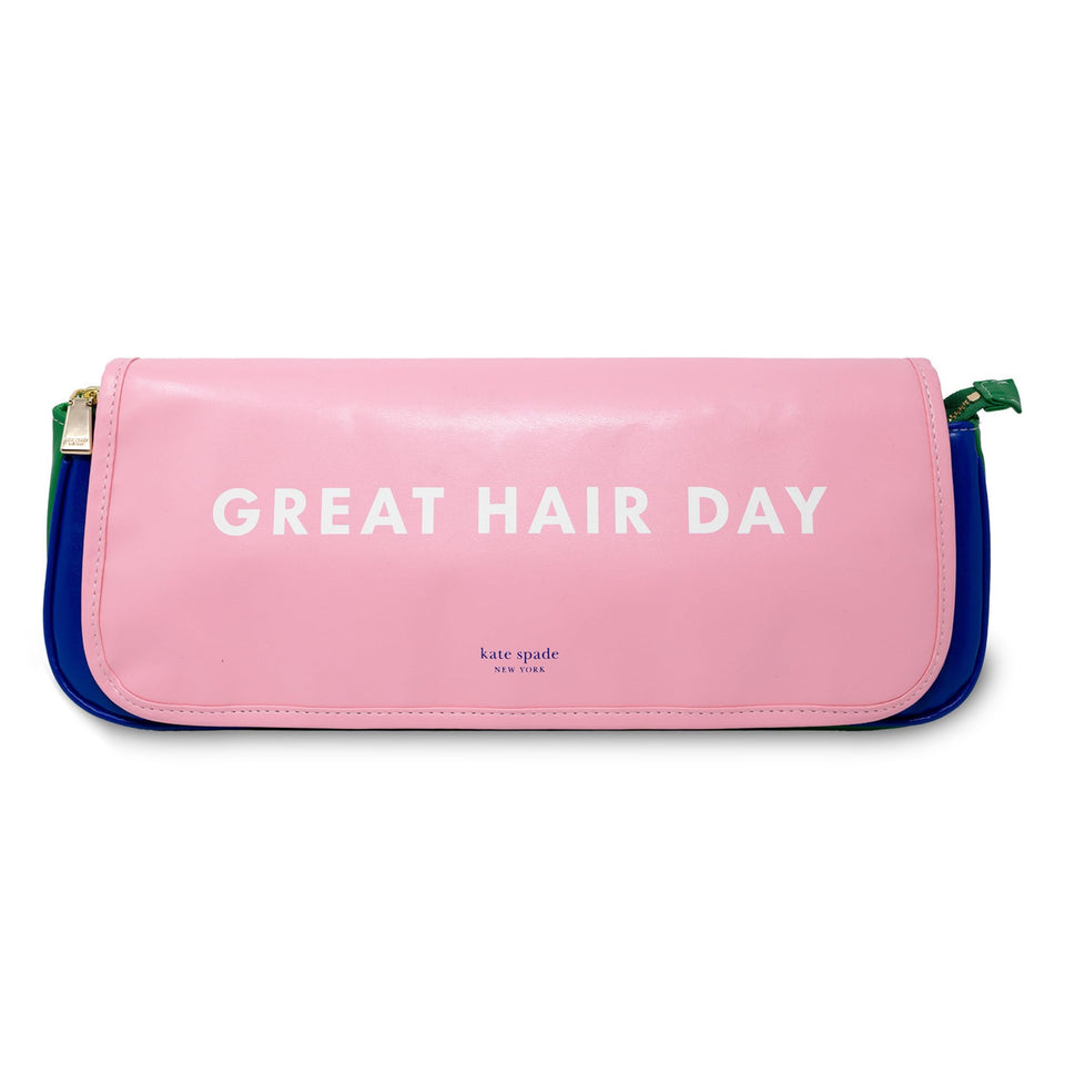 kate spade new york hair styling tools organizer compact keeps tools organized for travel