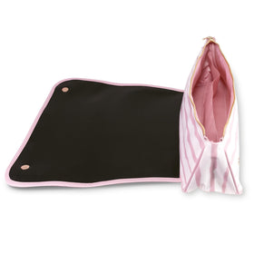 kate spade new york hair tools organizer open layout reveals interior compartments