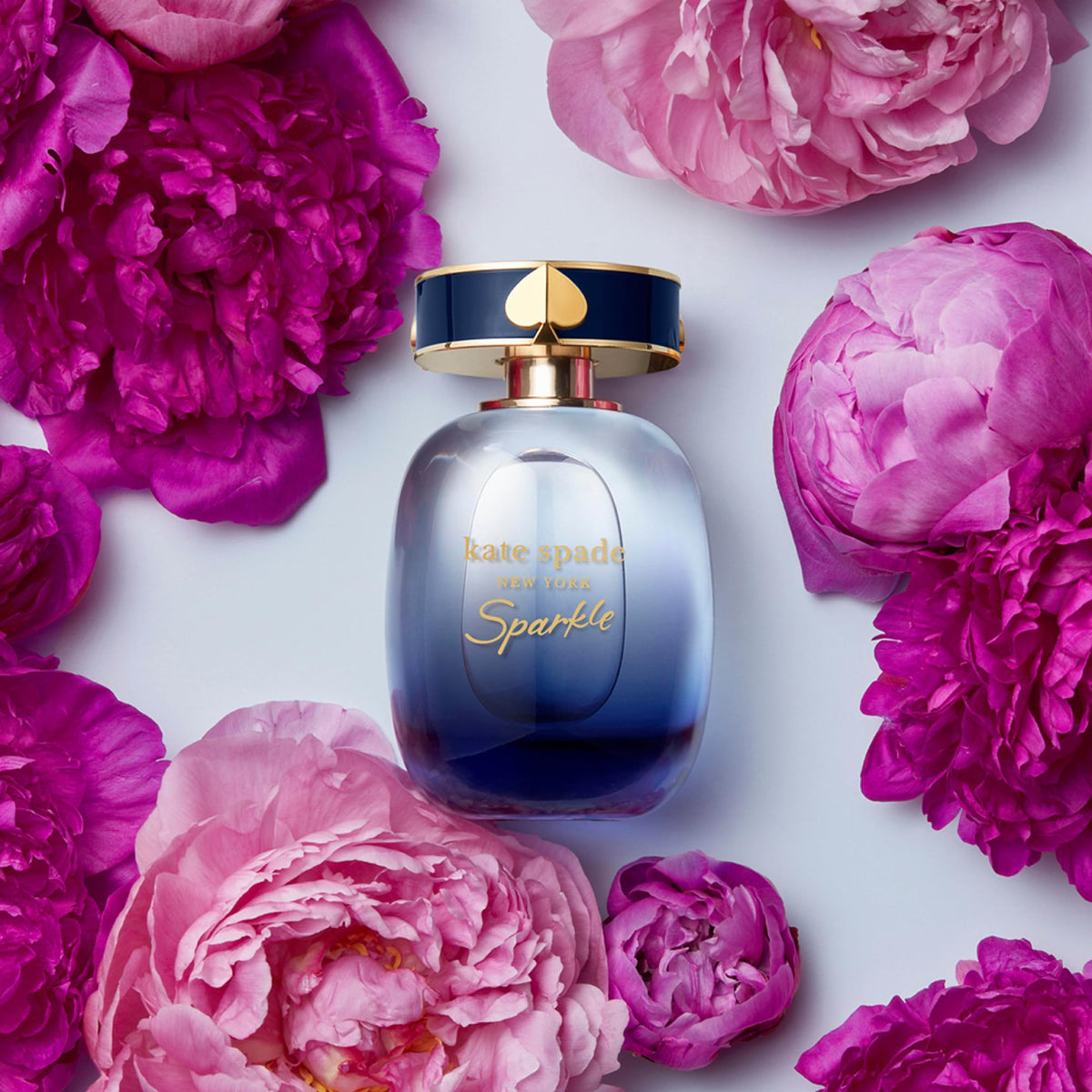 Kate Spade Sparkle Intense spray bottle showcases long-lasting fragrance