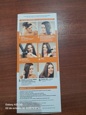 KATIVA keratin amino acids cream supports resilient, manageable hair.