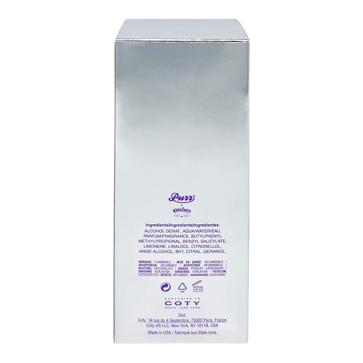 Katy Perry Purr full bottle standing proudly, ideal for gifting or personal treat.
