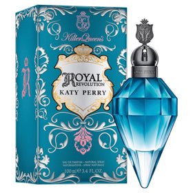Katy Perry Royal Revolution spray pump shown for easy application