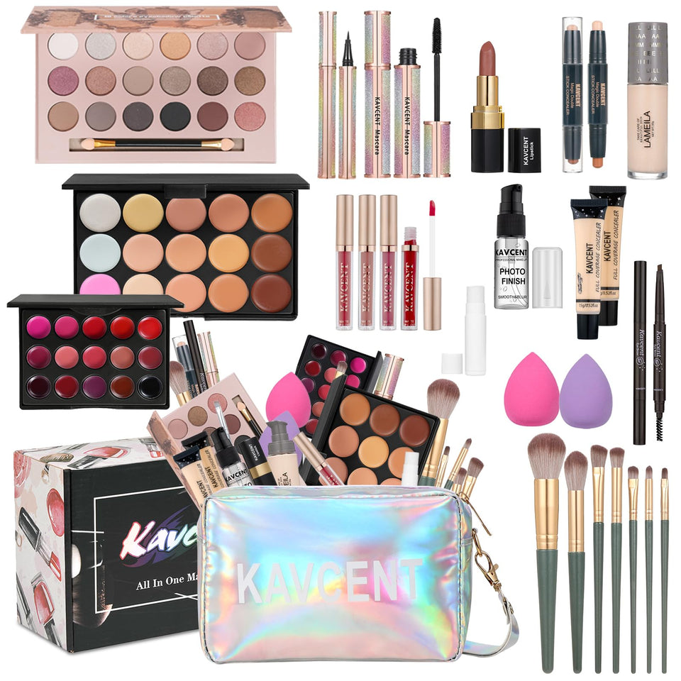KAVCENT complete makeup kit offering beginner-friendly everyday looks