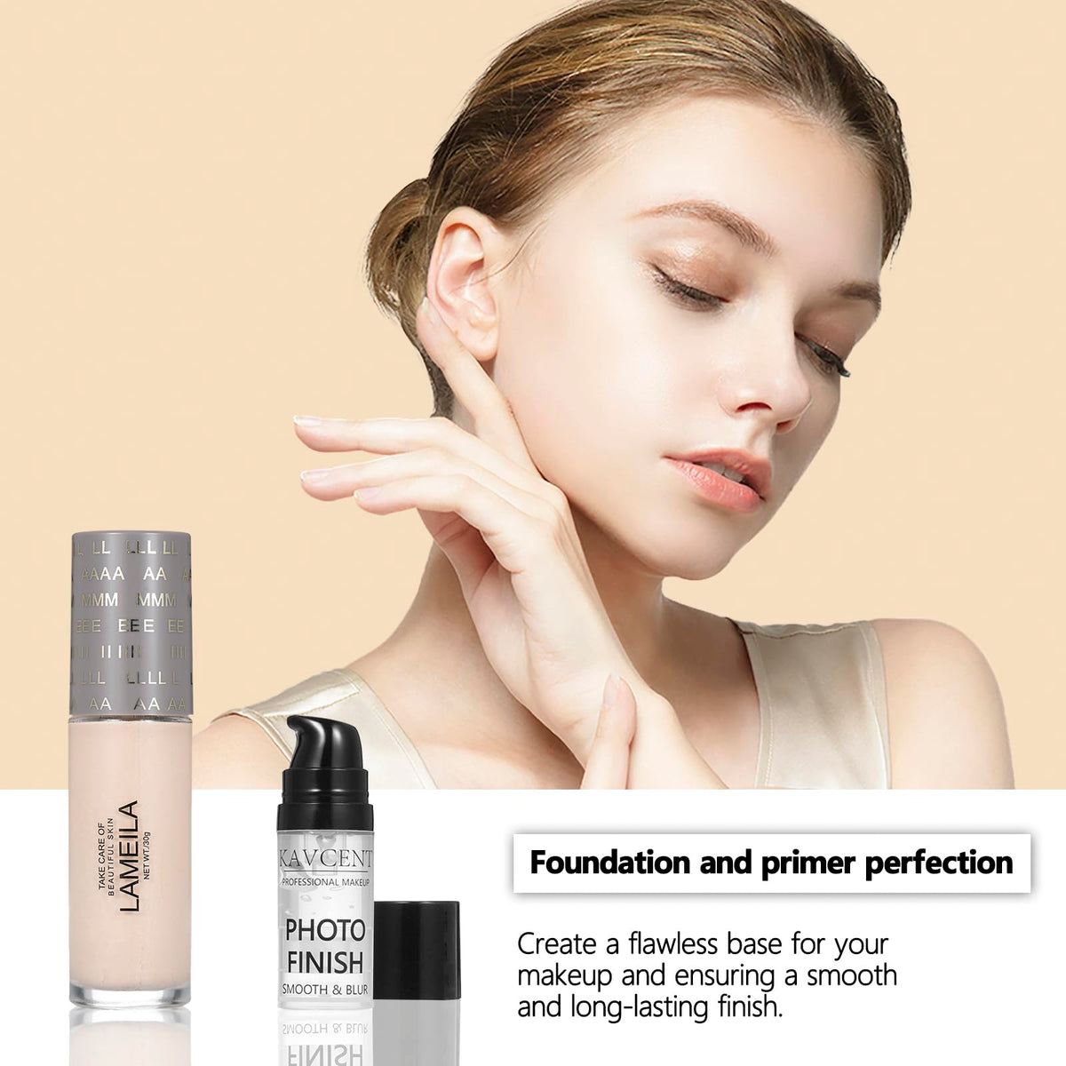 KAVCENT concealer palette for versatile coverage and correction