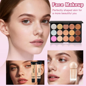 KAVCENT eyeshadow, eyeliner, and mascara for defined, bold eyes