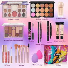 KAVCENT eyeshadow palette with diverse shades for teen looks