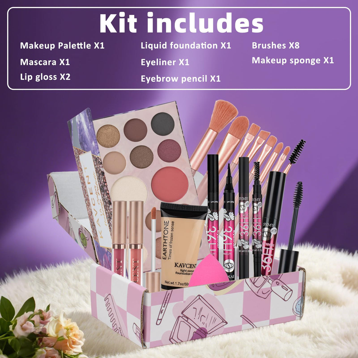 KAVCENT foundation base with smooth finish for flawless skin across tones
