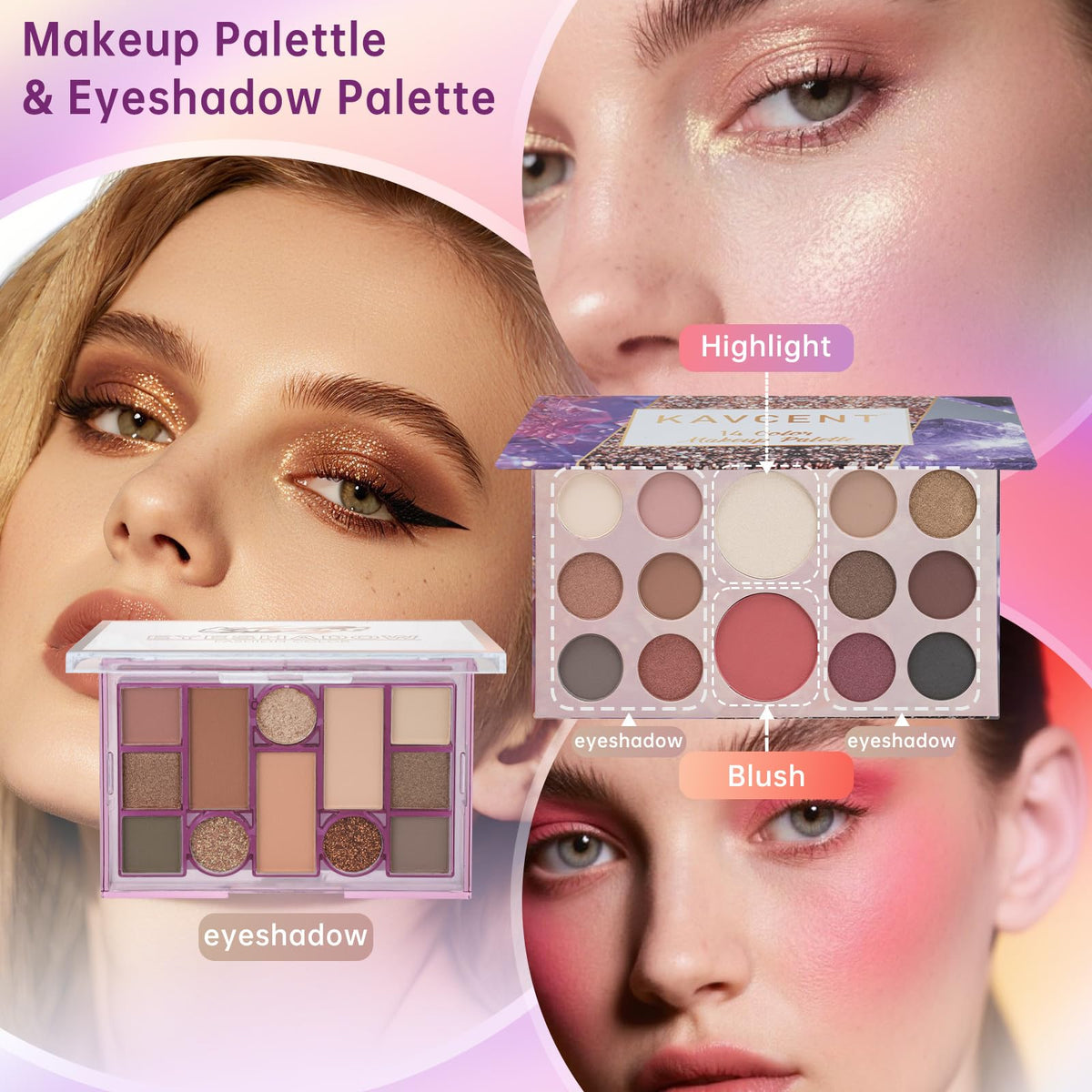 KAVCENT foundation concealer duo for even tone